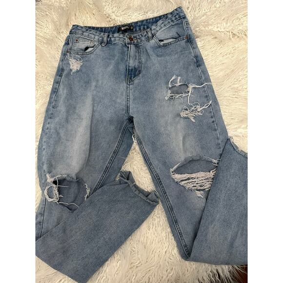 10R Missguided distressed jeans - Picture 1 of 6